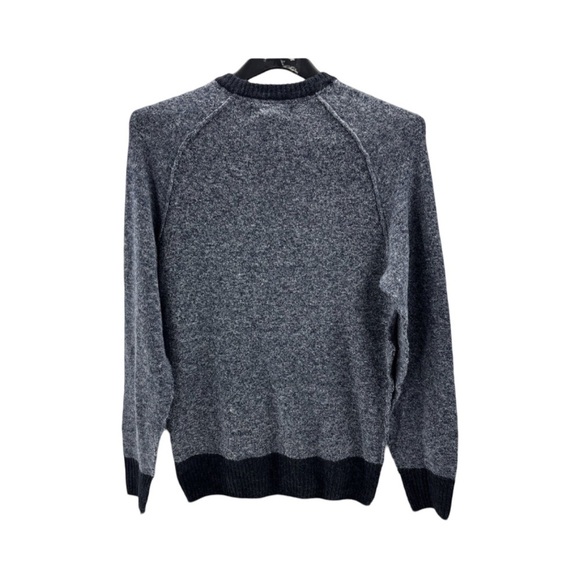 Frederik Anderson Copenhagen Long Sleeve Crew Neck Navy Sweater NWT Size M - Picture 2 of 4